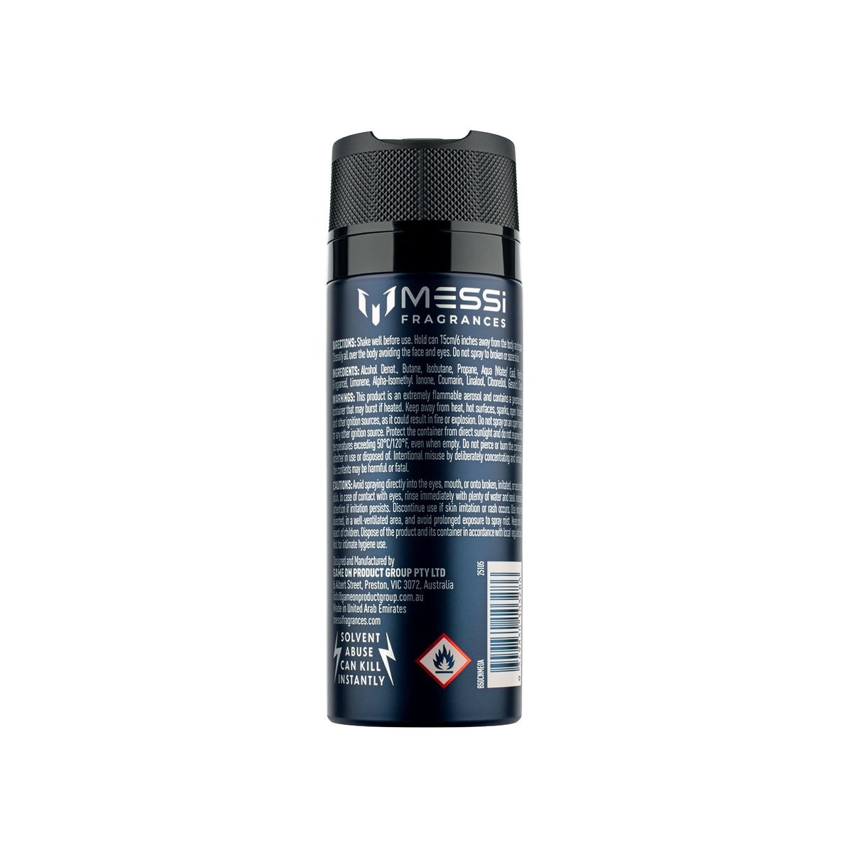 Messi Original Fragranced Body Spray 150ml Spray - Tophatter Daily Deals