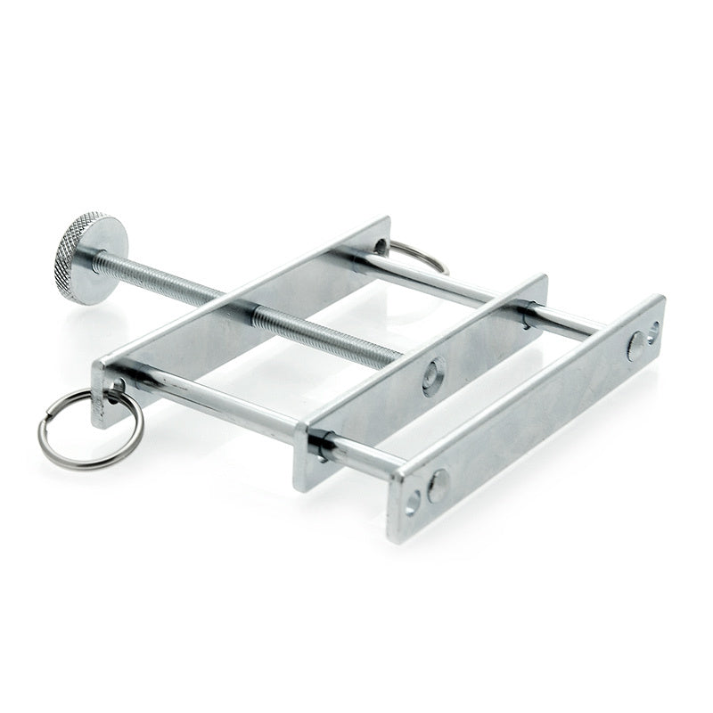 Metal Penis and Ball Crusher (Silver) – Metal CBT Device > Bondage Gear > Medical Instruments - Tophatter Daily Deals