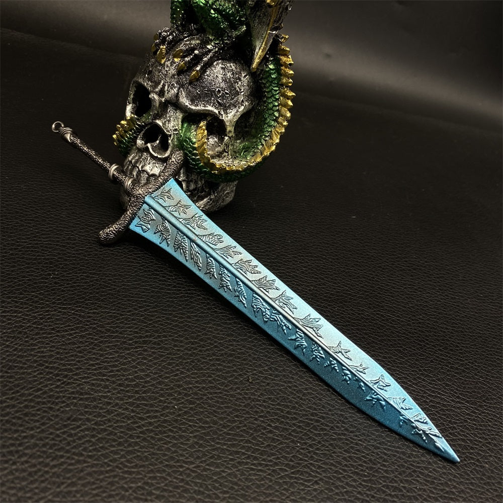 Metal Dark Moonlight Greatsword Miniature 7.8 Inch USA Stock - Tophatter Daily Deals