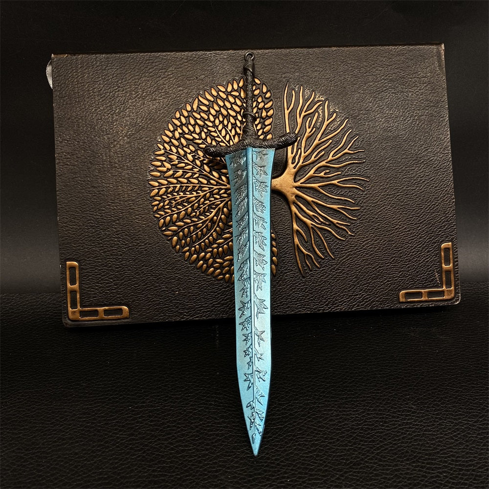 Metal Dark Moonlight Greatsword Miniature 7.8 Inch USA Stock - Tophatter Daily Deals