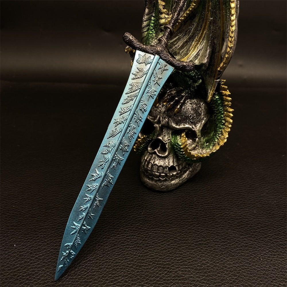 Metal Dark Moonlight Greatsword Miniature 7.8 Inch USA Stock - Tophatter Daily Deals