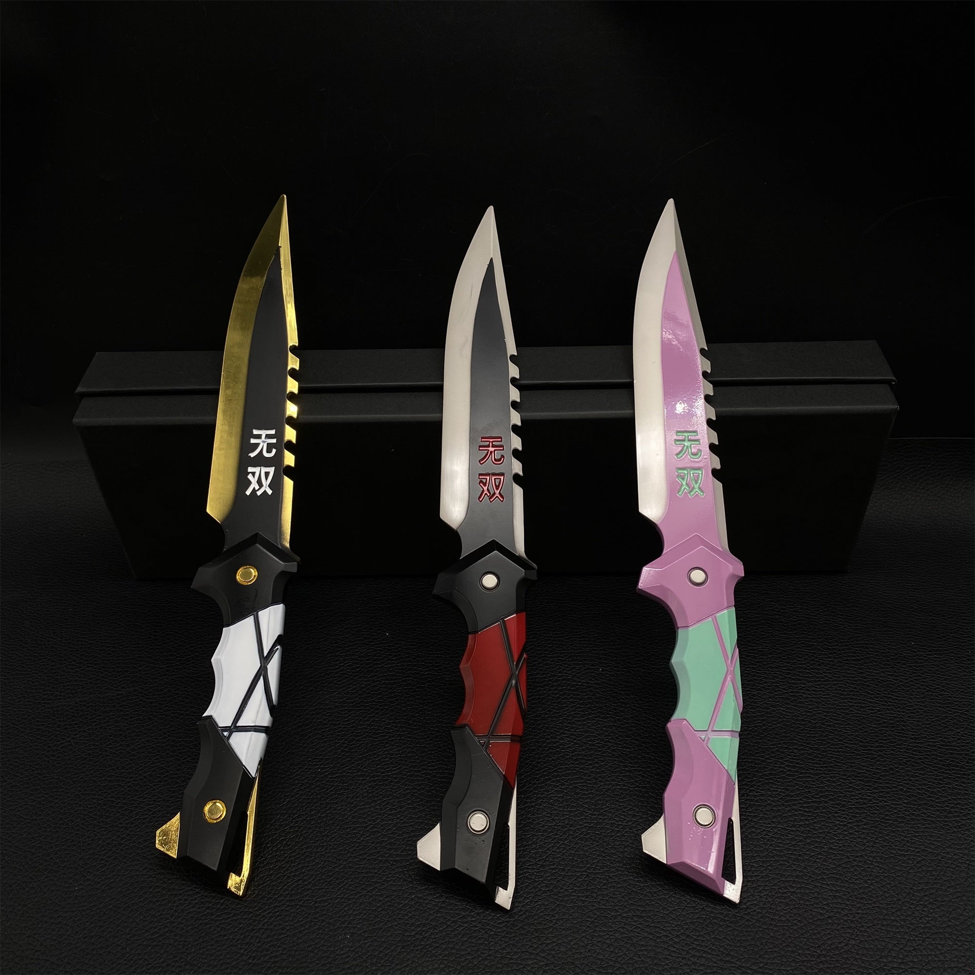 Metal Ego Knife Metal Melee Weapon Game Prop 3 Colors - Tophatter Daily Deals