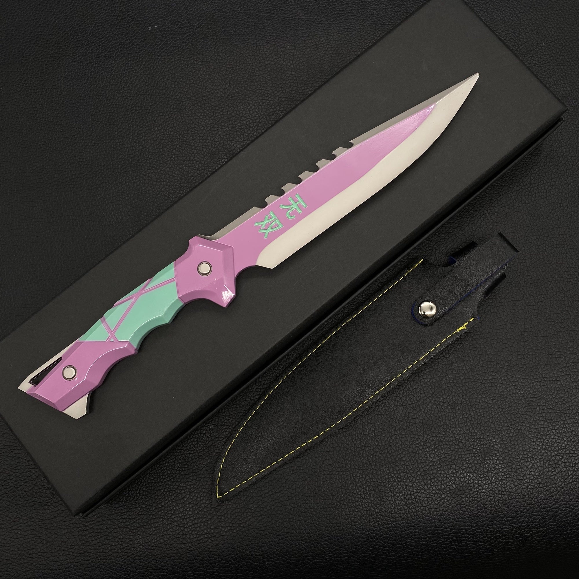 Metal Ego Knife Metal Melee Weapon Game Prop 3 Colors - Tophatter Daily Deals