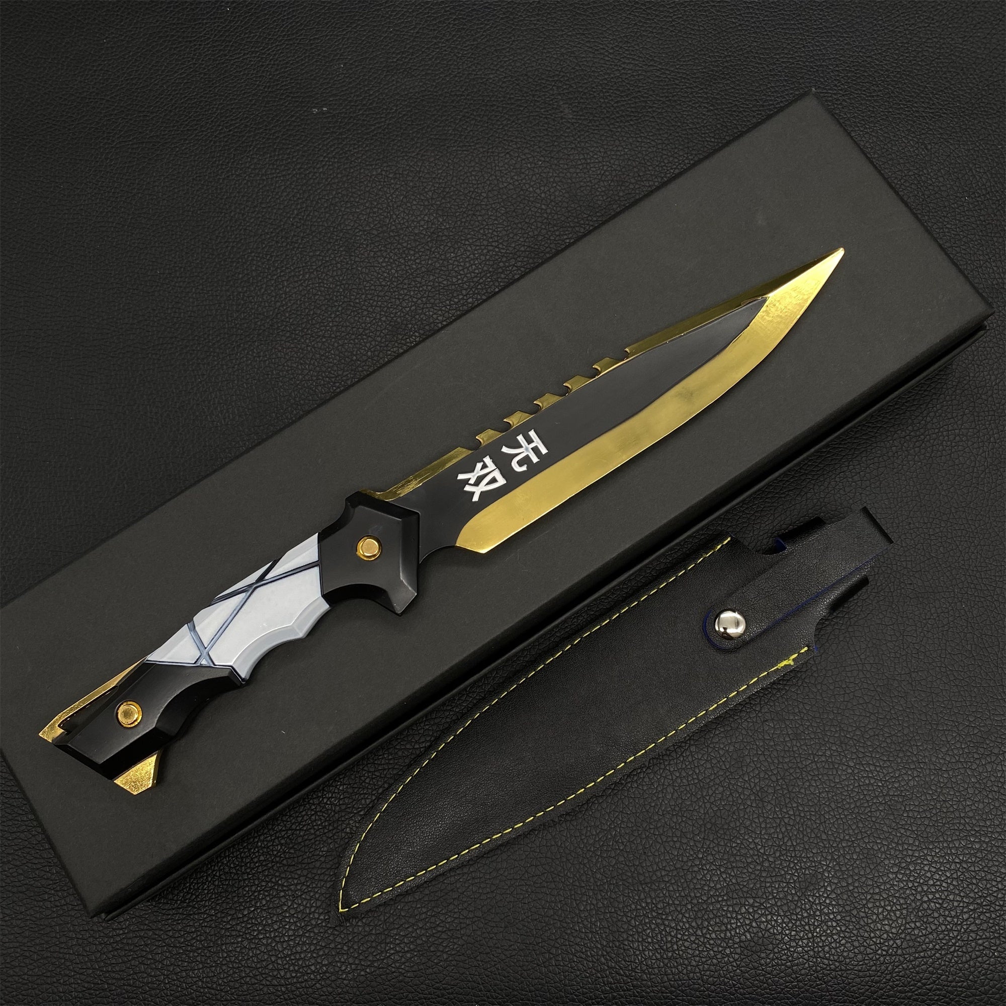 Metal Ego Knife Metal Melee Weapon Game Prop 3 Colors - Tophatter Daily Deals