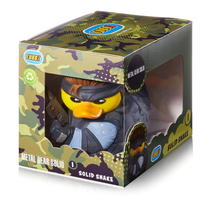 Metal Gear: Solid Solid Snake TUBBZ (Boxed Edition) TUBBZ Collectible Duck - Tophatter Daily Deals