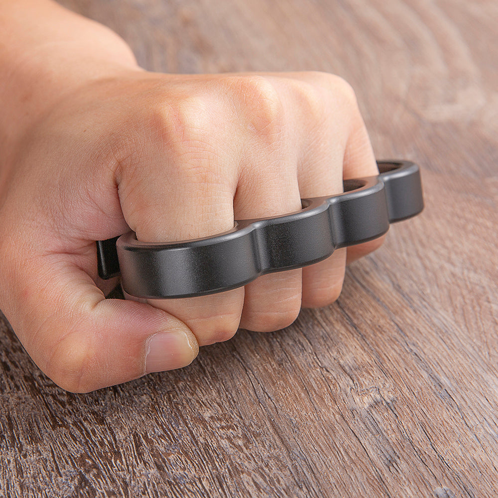 2024 New Four Finger Metal Knuckle Duster Bottle Opener Brass Knuckles - Tophatter Daily Deals