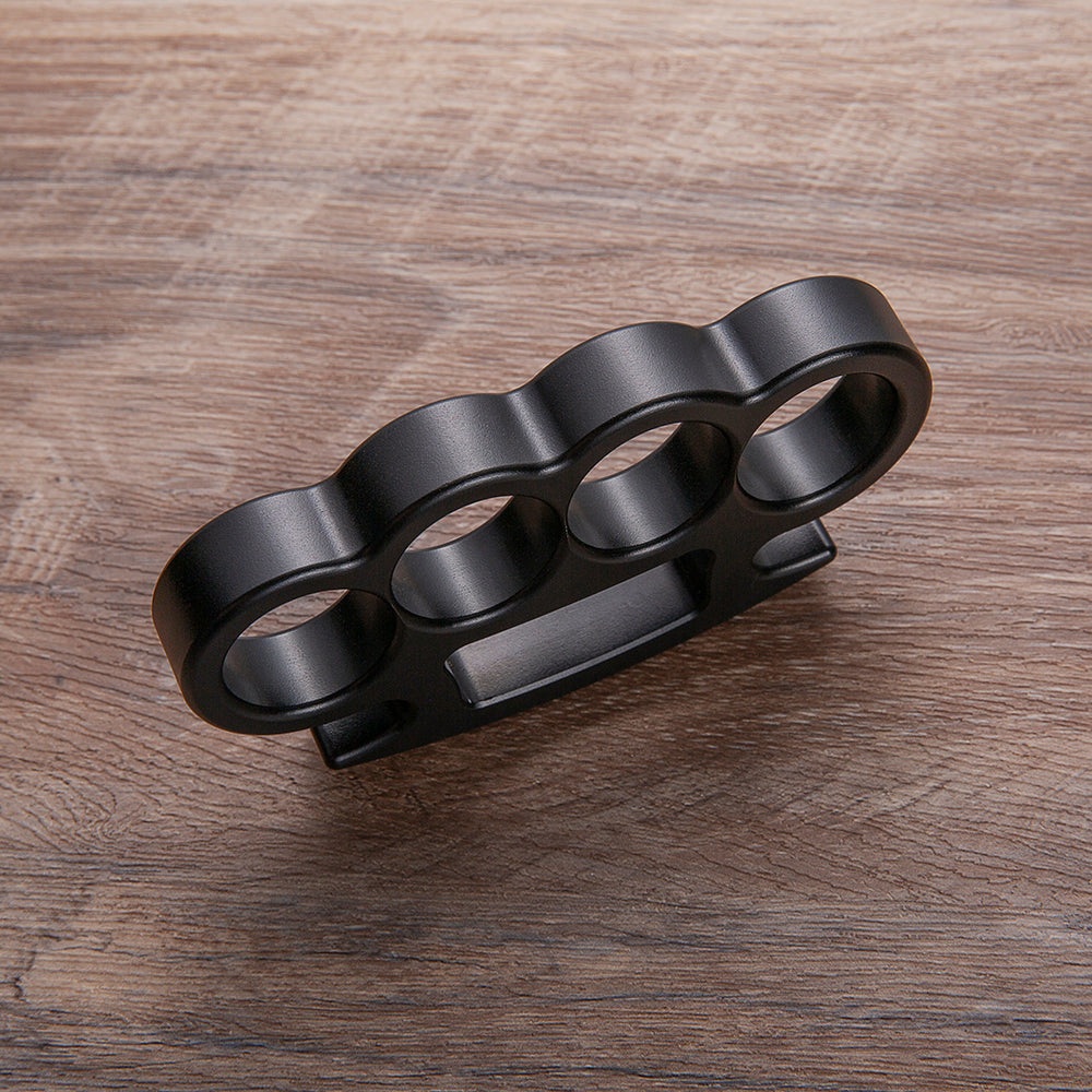 2024 New Four Finger Metal Knuckle Duster Bottle Opener Brass Knuckles - Tophatter Daily Deals