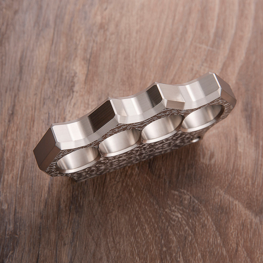 2025 New Black Wukong Full Stainless Steel Metal Knuckles Weapon Brass Knuckles - Tophatter Daily Deals