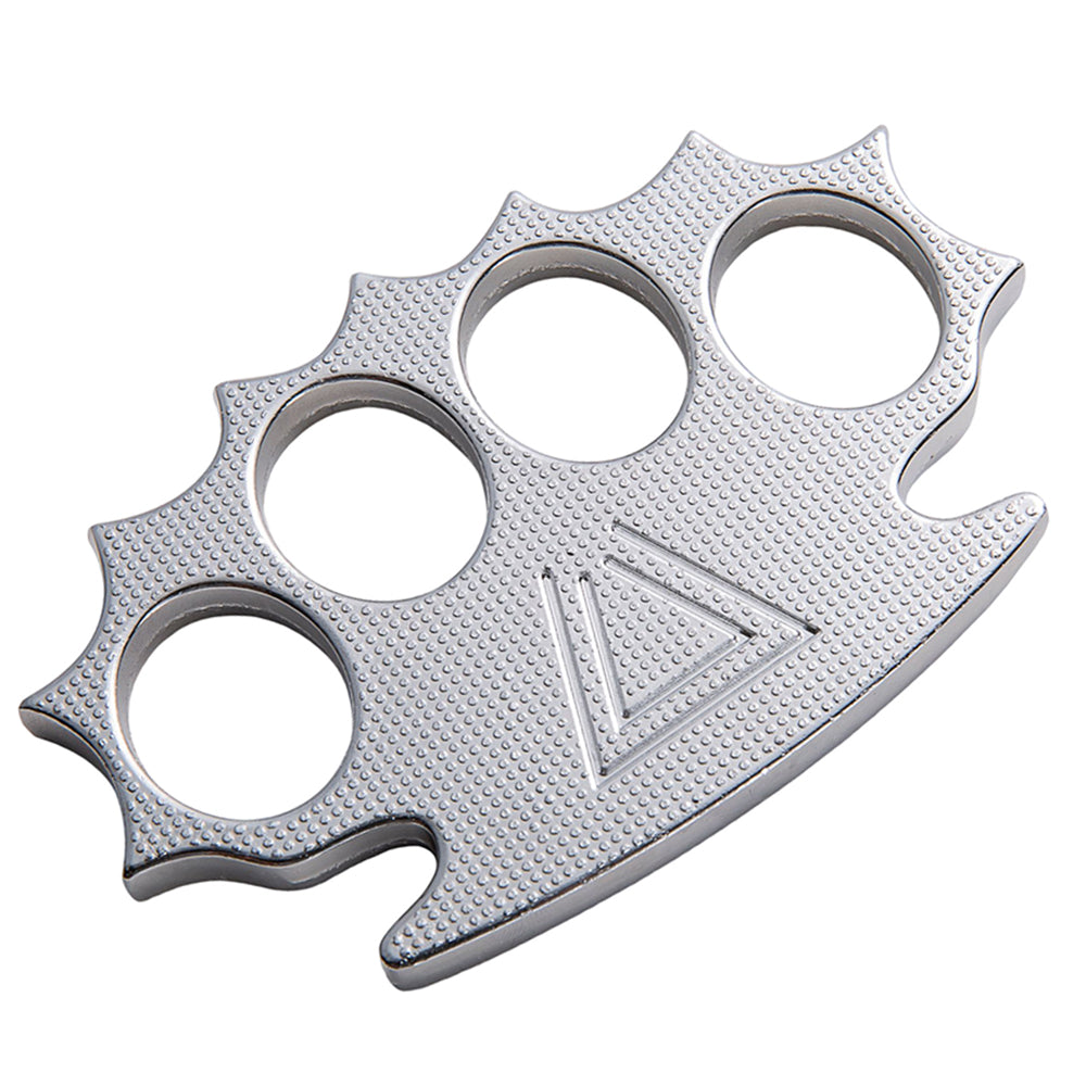 Arena Breakout Zinc Alloy Metal Knuckles Silver Brass Knuckles - Tophatter Daily Deals