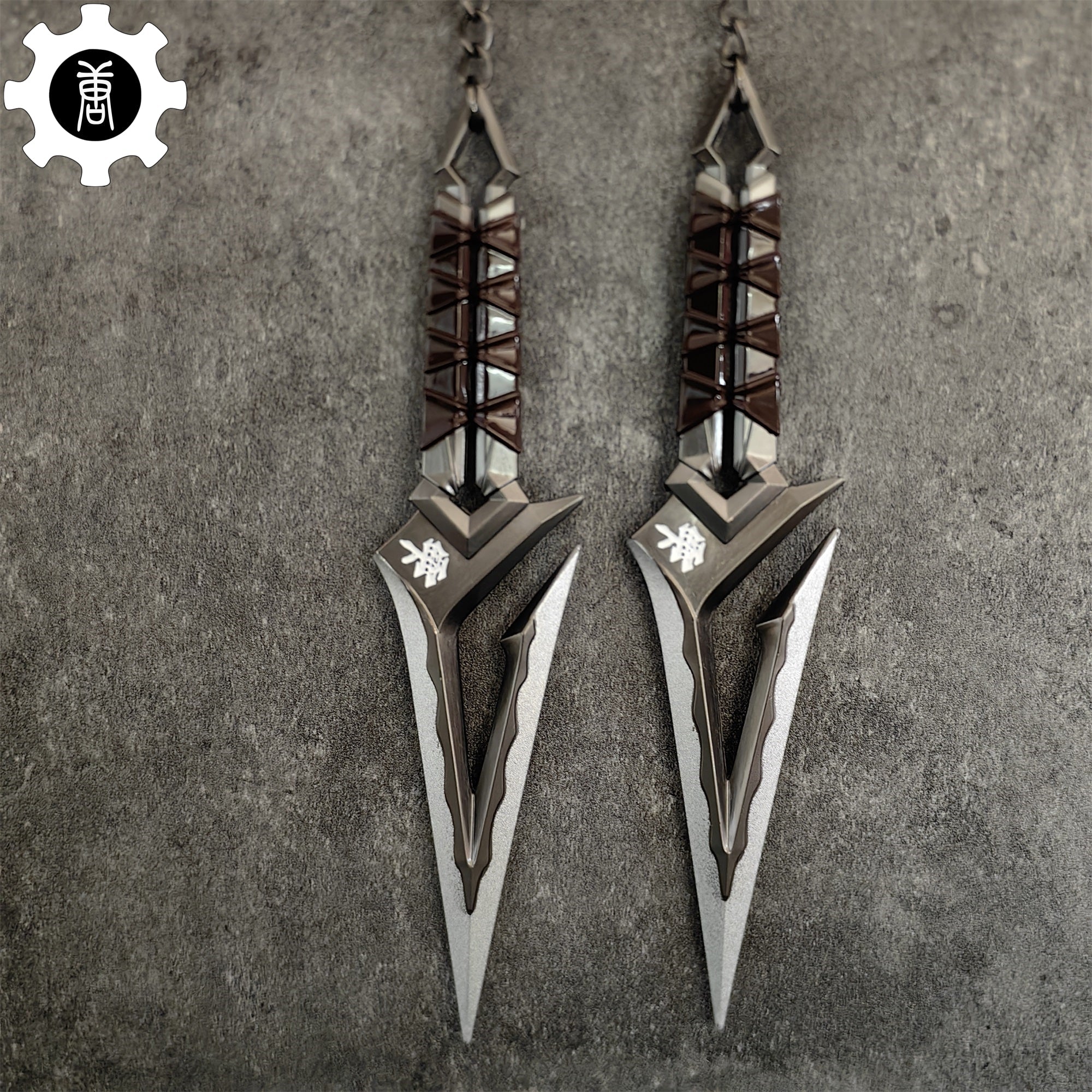 Metal Kuronami No Yaiba Melee Props A Pair USA Stock - Tophatter Daily Deals