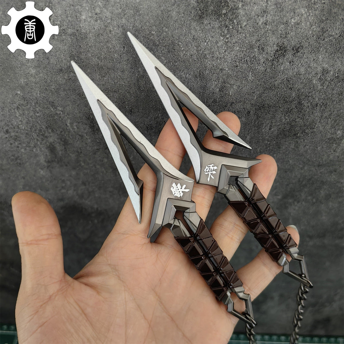 Metal Kuronami No Yaiba Melee Props A Pair USA Stock - Tophatter Daily Deals