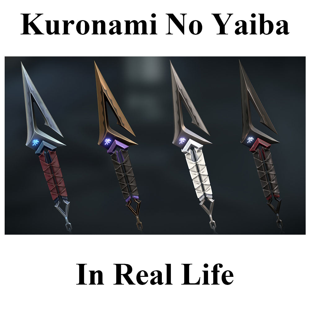 Metal Kuronami no Yaiba Life Size Kuronami Kunai Knife Most Accurate Replica weapon fan art - Tophatter Daily Deals