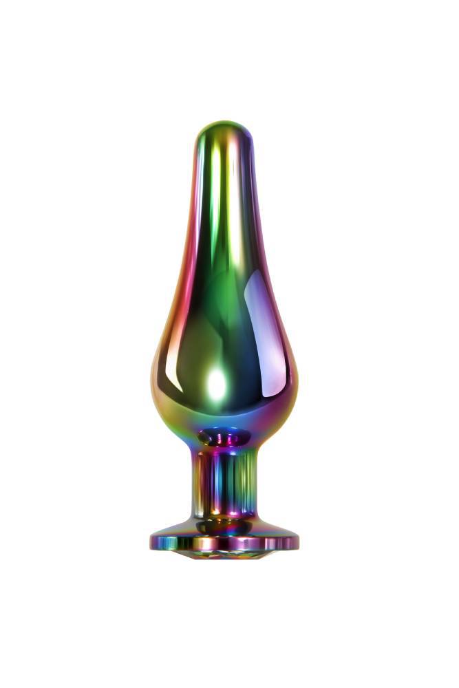 Evolved - Rainbow Metal Butt Plug - Small Sex Toy - Tophatter Daily Deals