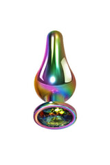 Evolved - Rainbow Metal Butt Plug - Small Sex Toy - Tophatter Daily Deals