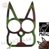 "Metal Cat" Self Defense Kitty Keychain Knuckles - Camo SD-KeyChain - Tophatter Daily Deals
