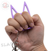 "Metal Cat" Self Defense Kitty Keychain Knuckles - Asst. colors SD-KeyChain - Tophatter Daily Deals