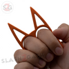 "Metal Cat" Self Defense Kitty Keychain Knuckles - Orange SD-KeyChain - Tophatter Daily Deals