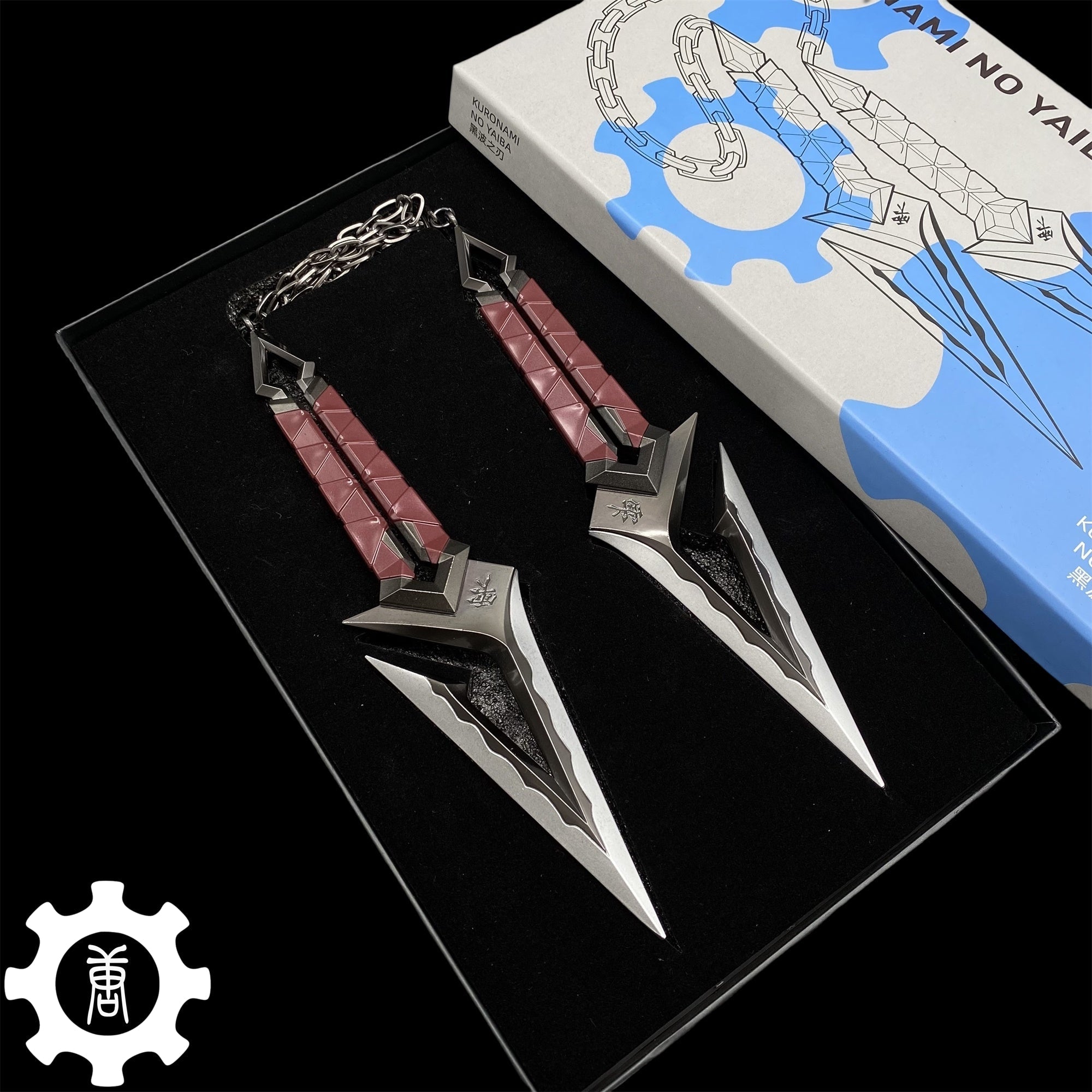 Val Game Knife Handicrafts Metal Game Skin Knife Gamer Gift Kuronami Kunai Brown - Tophatter Daily Deals