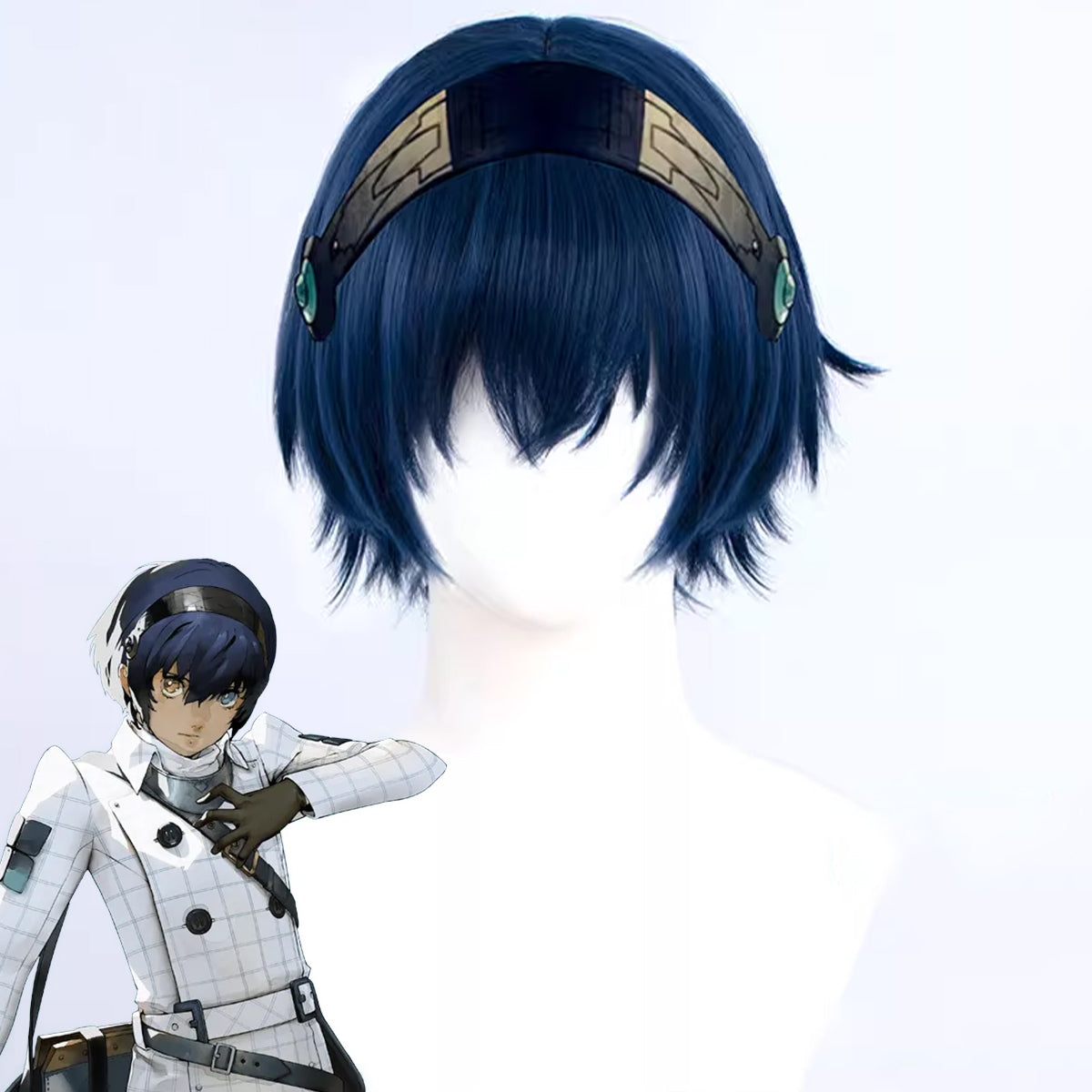 Metaphor: ReFantazio Travelling Boy Blue Cosplay Wig Wig - Tophatter Daily Deals