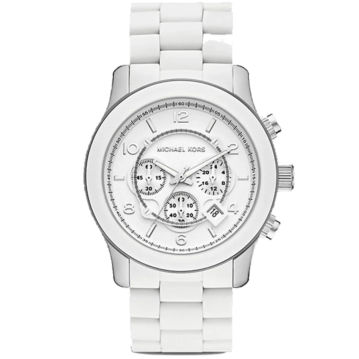 Michael Kors Men's Runway White Dial Watch - MK9076 - 6 (36) Men's Watches - Tophatter Daily Deals
