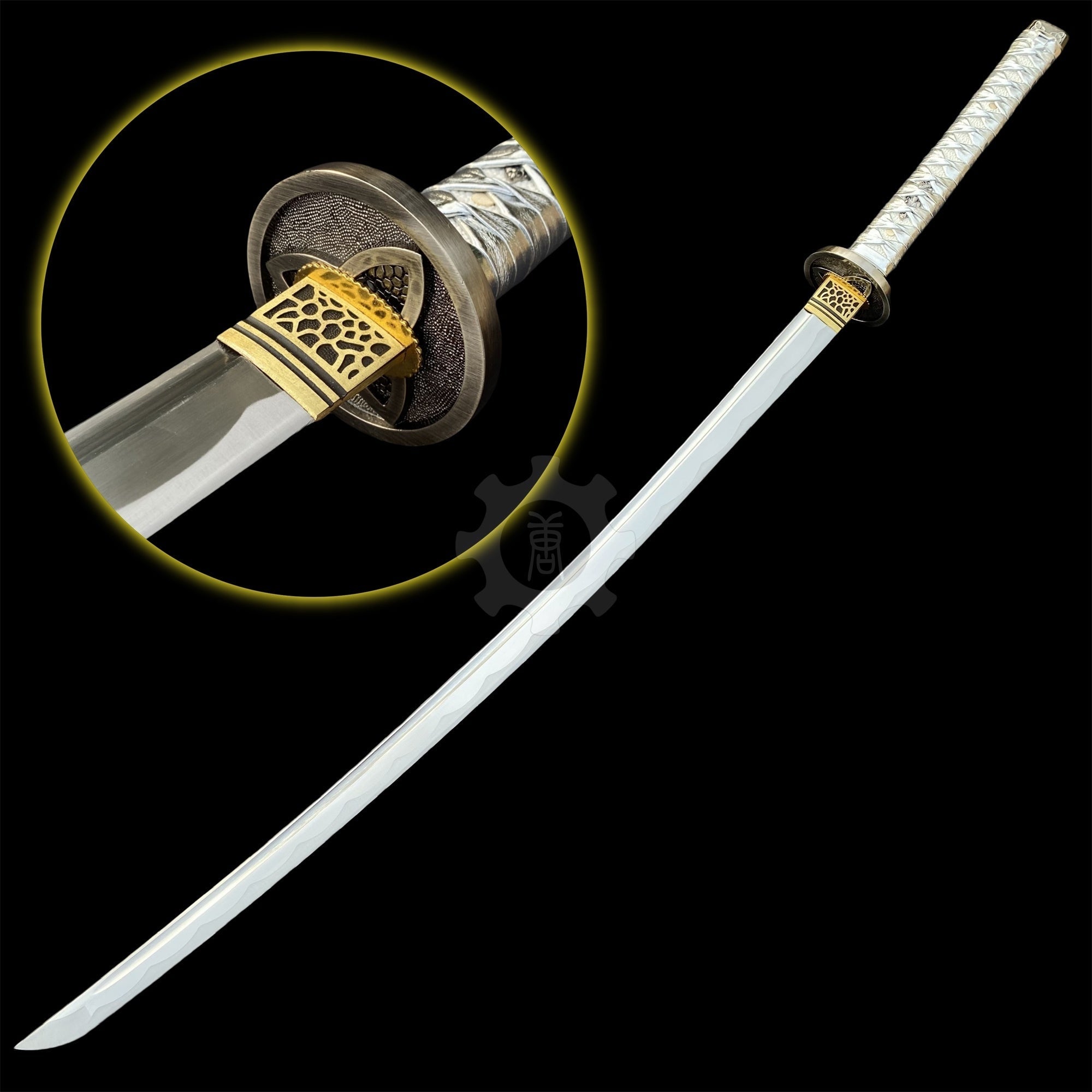 In-Real-Life Michonne Katana Samurai Blade Girl Katana Carbon Steel Version - Tophatter Daily Deals