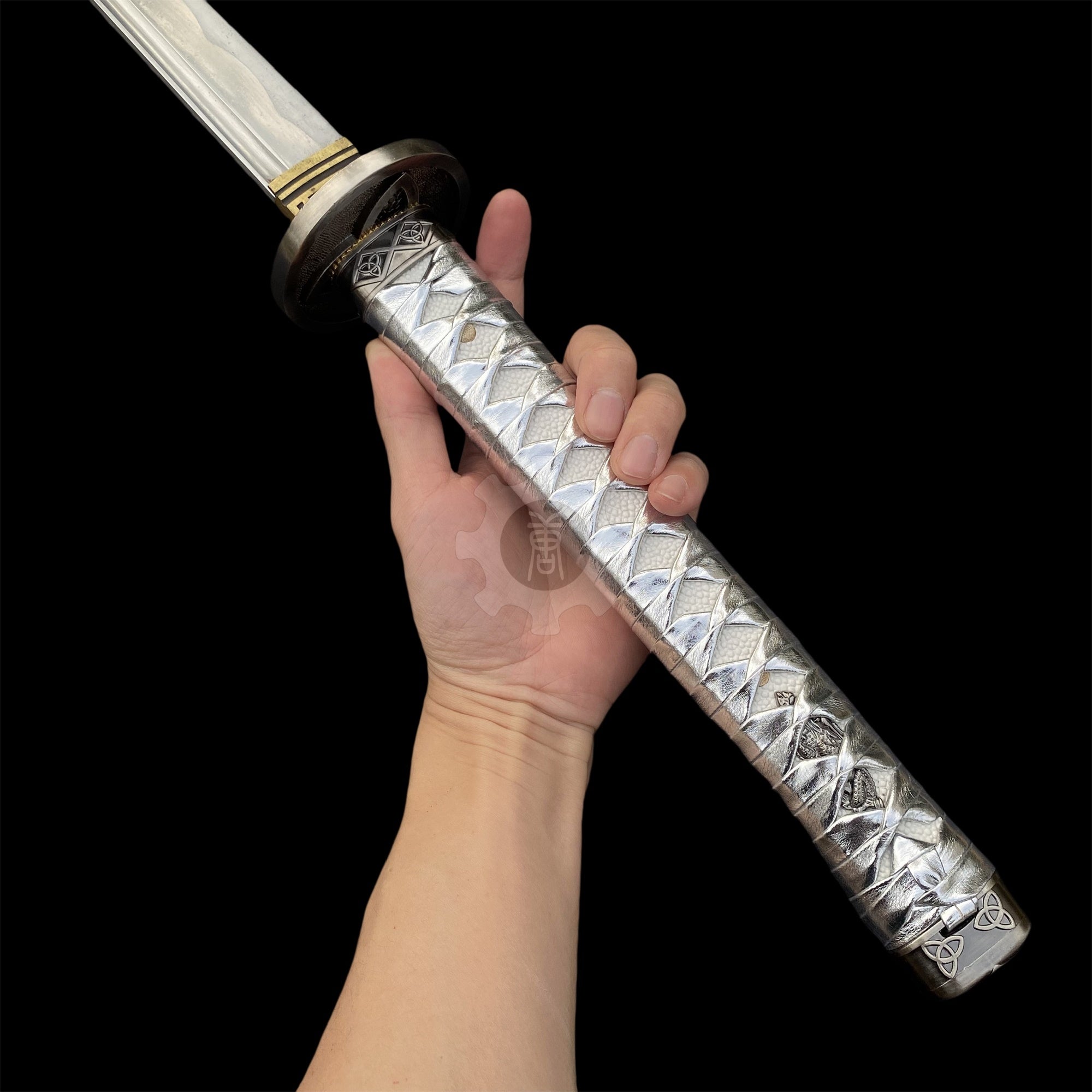 In-Real-Life Michonne Katana Samurai Blade Girl Katana Carbon Steel Version - Tophatter Daily Deals