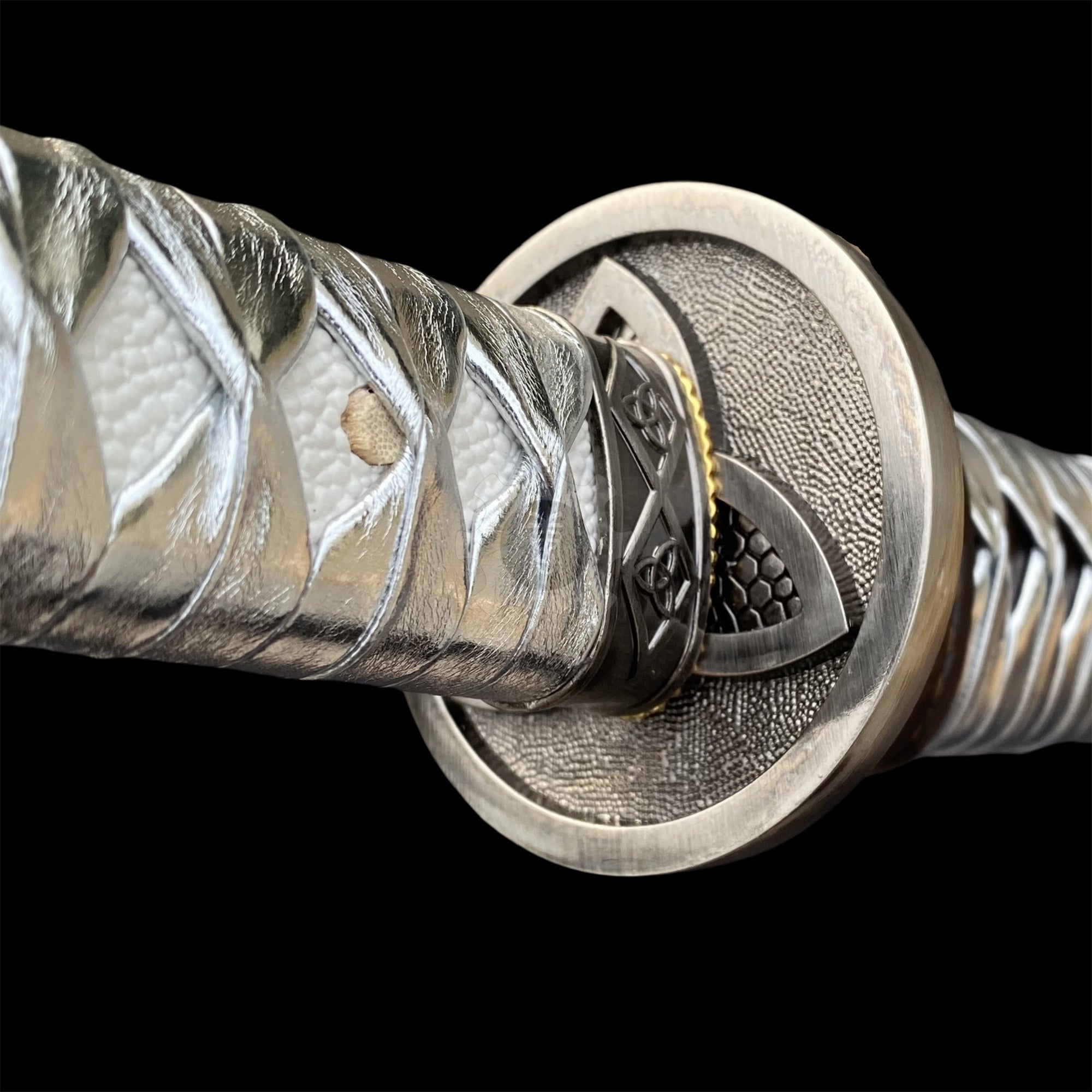 In-Real-Life Michonne Katana Samurai Blade Girl Katana Carbon Steel Version - Tophatter Daily Deals