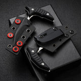 MicroTech Double Bee Shape Push Dagger - Serrated Blade - Tophatter Daily Deals