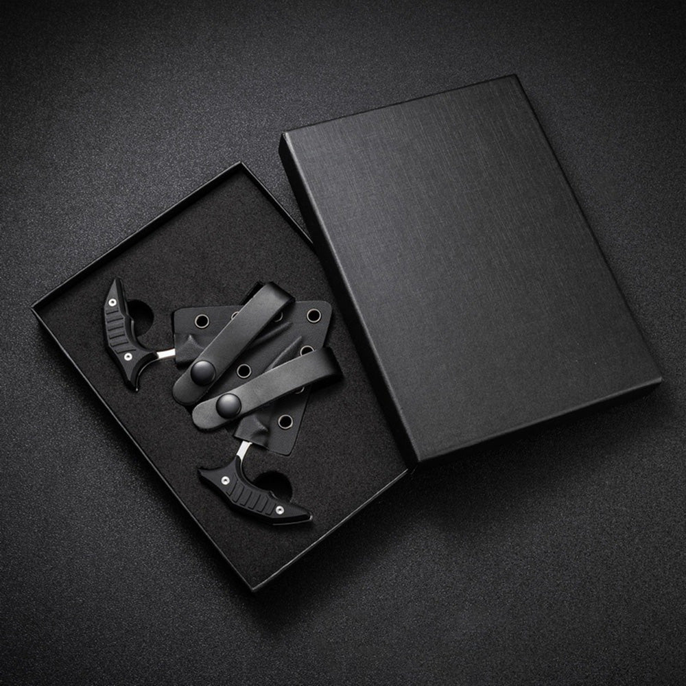 MicroTech Double Bee Shape Push Dagger - Serrated Blade - Tophatter Daily Deals