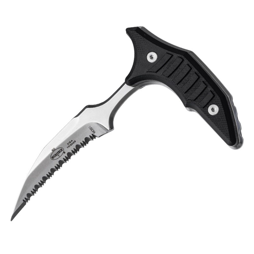 MicroTech Double Bee Shape Push Dagger - Serrated Blade - Tophatter Daily Deals