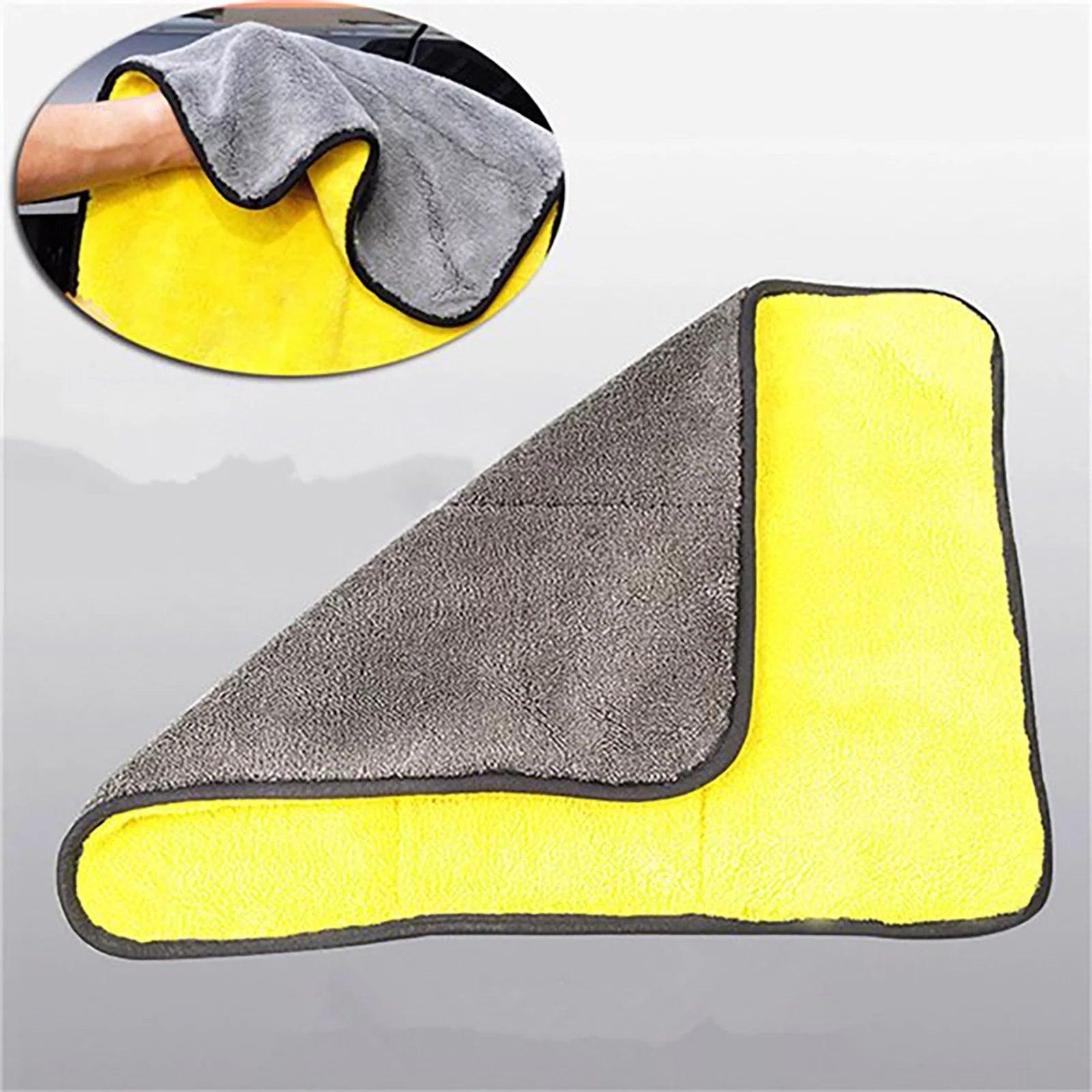 Microfiber Cloth for Cleaning - 6pcs Ultrasoft Large Quick Drying Car Microfiber Cleaning Towel Detailing Cloth Apparel & Accessories - Tophatter Daily Deals