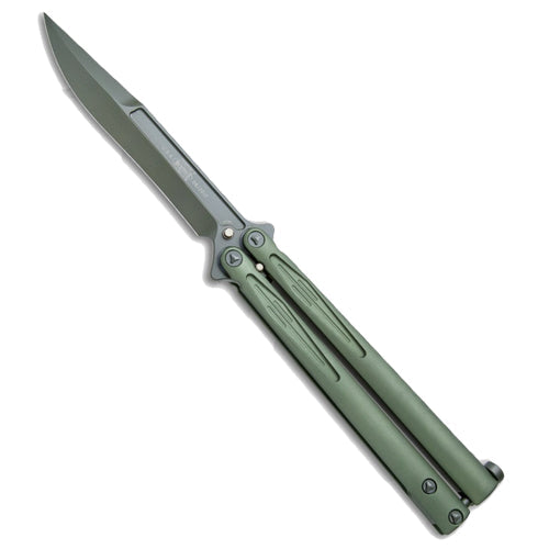 Microtech - Tachyon III - Balisong - Butterfly - OD Green - 173-1GR Butterfly Knives - Tophatter Daily Deals