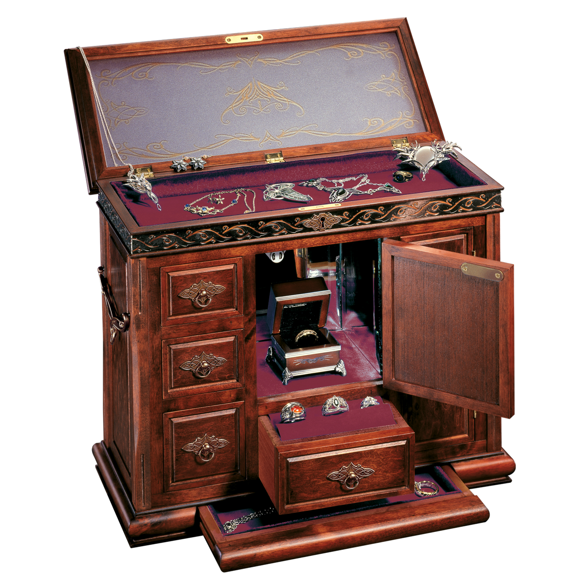 Lord Of The Rings - Middle Earth Treasure Chest Collectible Box - Tophatter Daily Deals