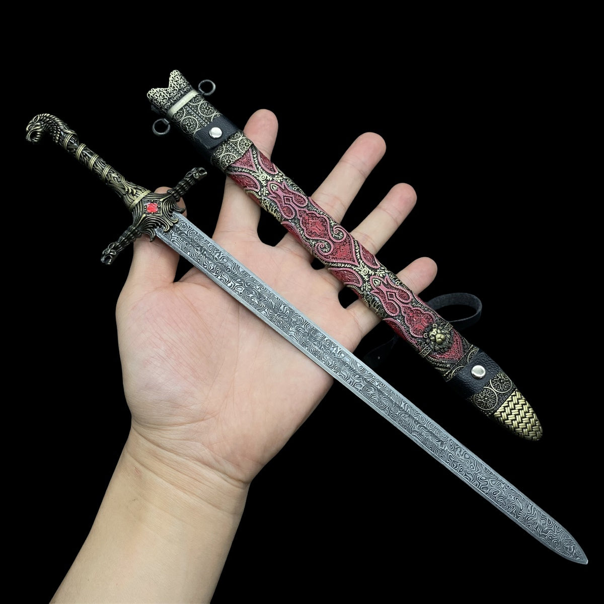 12 in 1 Ultimate Middle Ages Swords Miniature Craft For Display Oathkeeper Sword - Tophatter Daily Deals