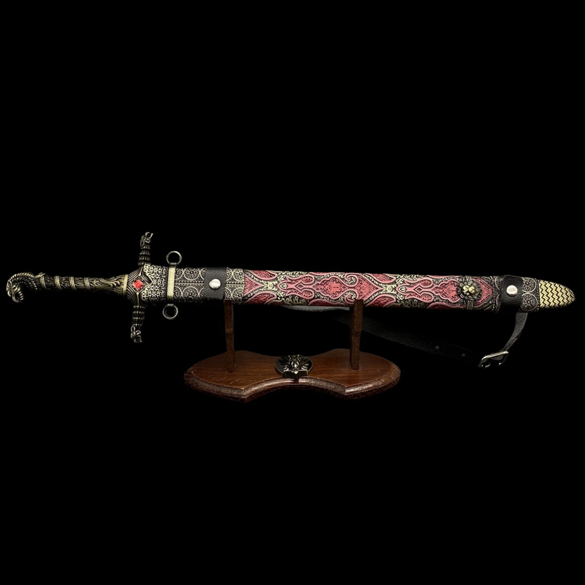 12 in 1 Ultimate Middle Ages Swords Miniature Craft For Display Oathkeeper Sword & Stand - Tophatter Daily Deals