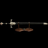 12 in 1 Ultimate Middle Ages Swords Miniature Craft For Display Blackfyre Sword & Stand - Tophatter Daily Deals