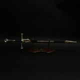 12 in 1 Ultimate Middle Ages Swords Miniature Craft For Display Narsil Holy Sword & Stand - Tophatter Daily Deals