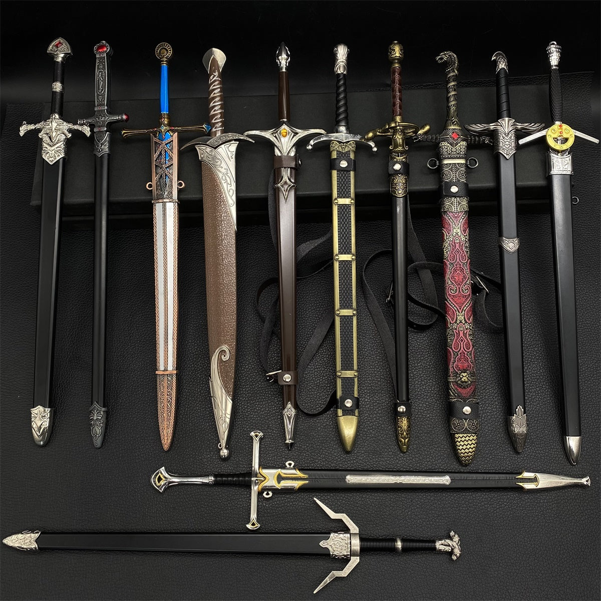 12 in 1 Ultimate Middle Ages Swords Miniature Craft For Display - Tophatter Daily Deals