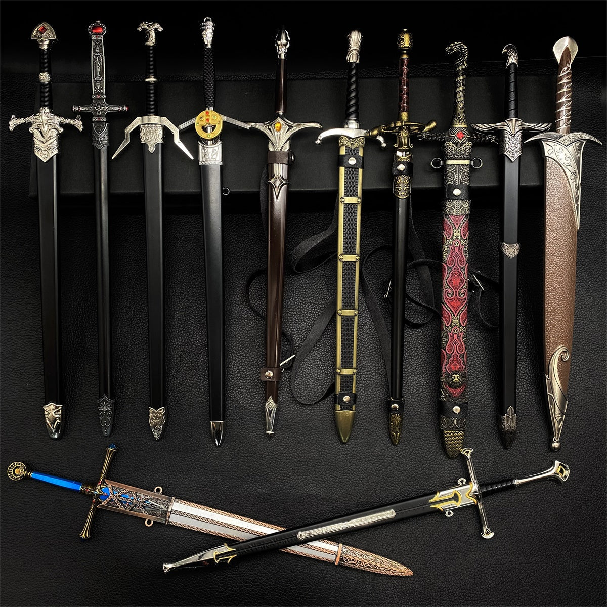 12 in 1 Ultimate Middle Ages Swords Miniature Craft For Display 12 in 1 Pack - Tophatter Daily Deals