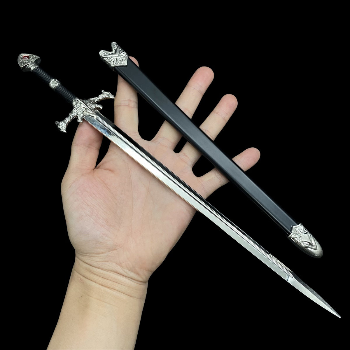 12 in 1 Ultimate Middle Ages Swords Miniature Craft For Display Blackfyre Sword - Tophatter Daily Deals