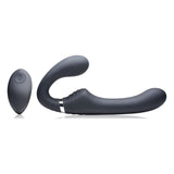 Mighty Rider 10X Strapless Strap-On Black with Remote Control > Dildos > Strapless Strap Ons - Tophatter Daily Deals