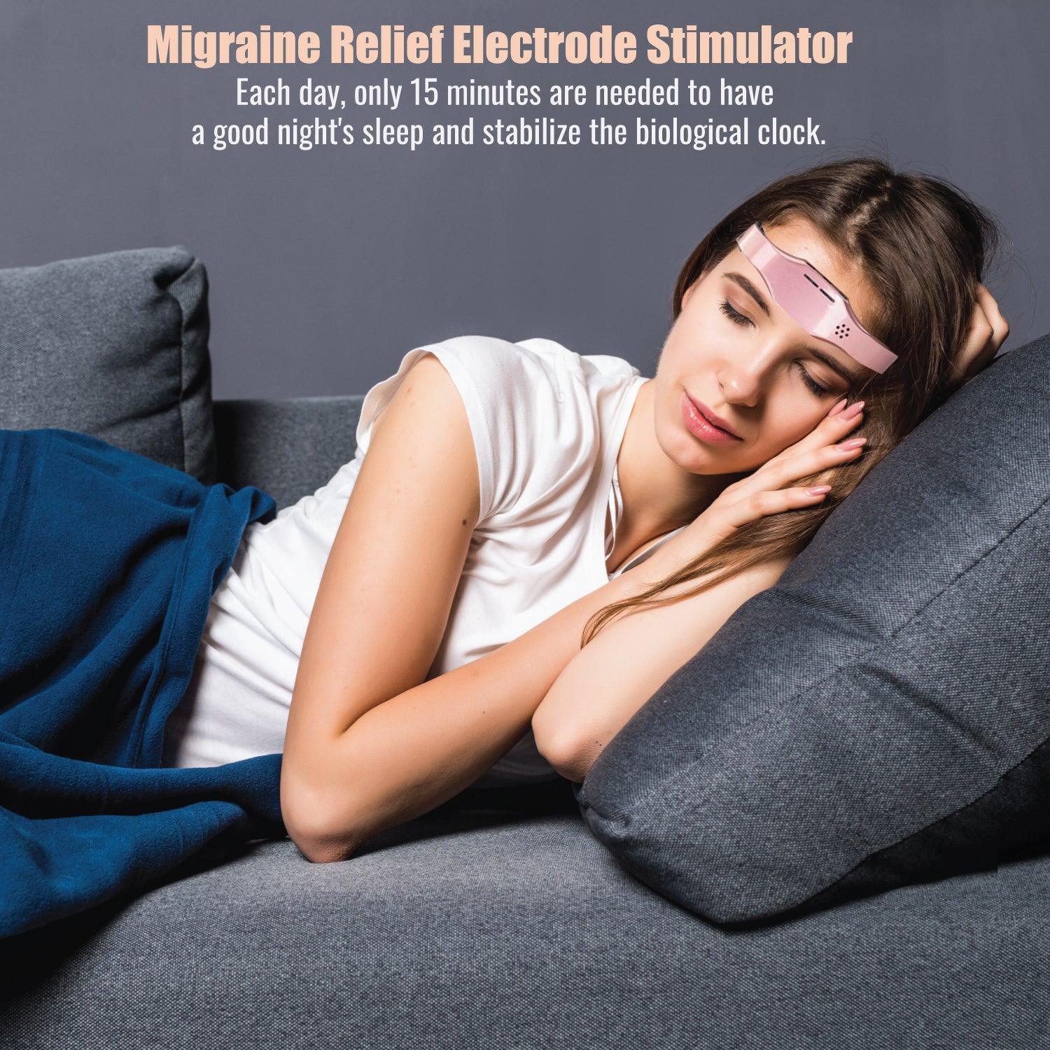 Tens Machine for Migraine - Electric Head Massager Migraine PainRelax Device Headache Relief Aid Therapy SDJ Health & Beauty - Tophatter Daily Deals