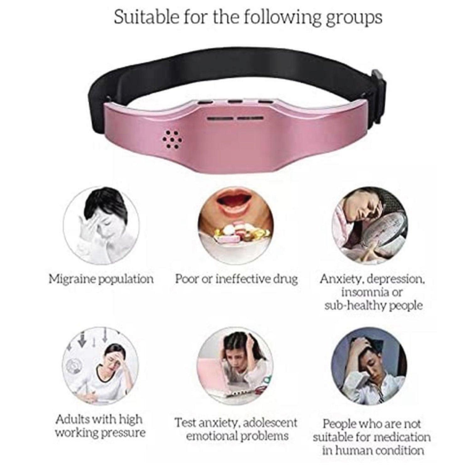 Tens Machine for Migraine - Electric Head Massager Migraine PainRelax Device Headache Relief Aid Therapy SDJ Health & Beauty - Tophatter Daily Deals