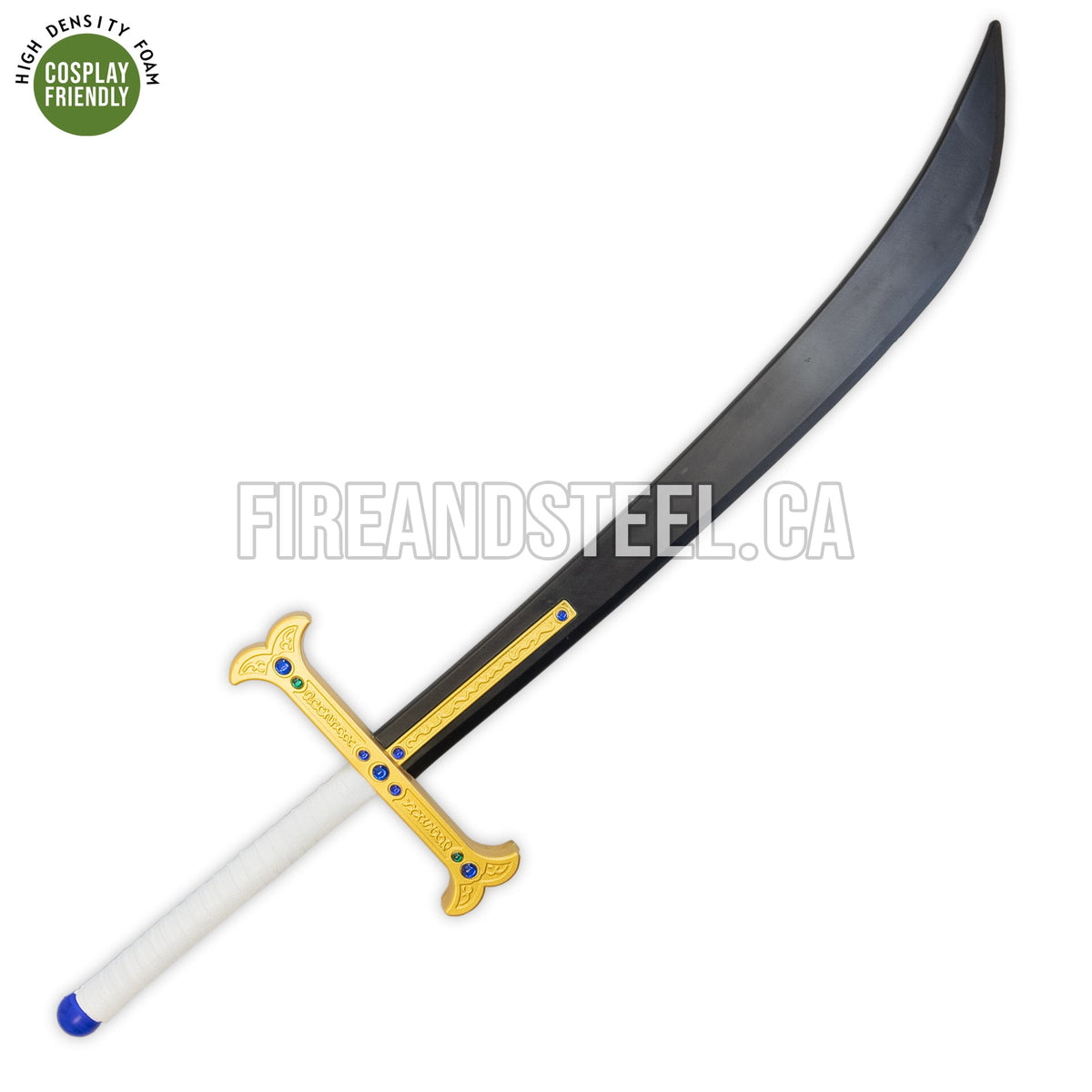 Dracule Mihawk's Yoru Greatsword (High Density Foam) Anime Sword - Tophatter Daily Deals
