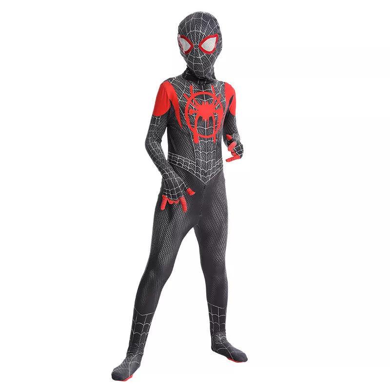 Spider Man Costume - Kids Spiderman Boy Miles Morales Tobey Maguire Outfits Jumpsuit Cosplay Costume Miles Spiderman Festive & Franchise - Tophatter Daily Deals