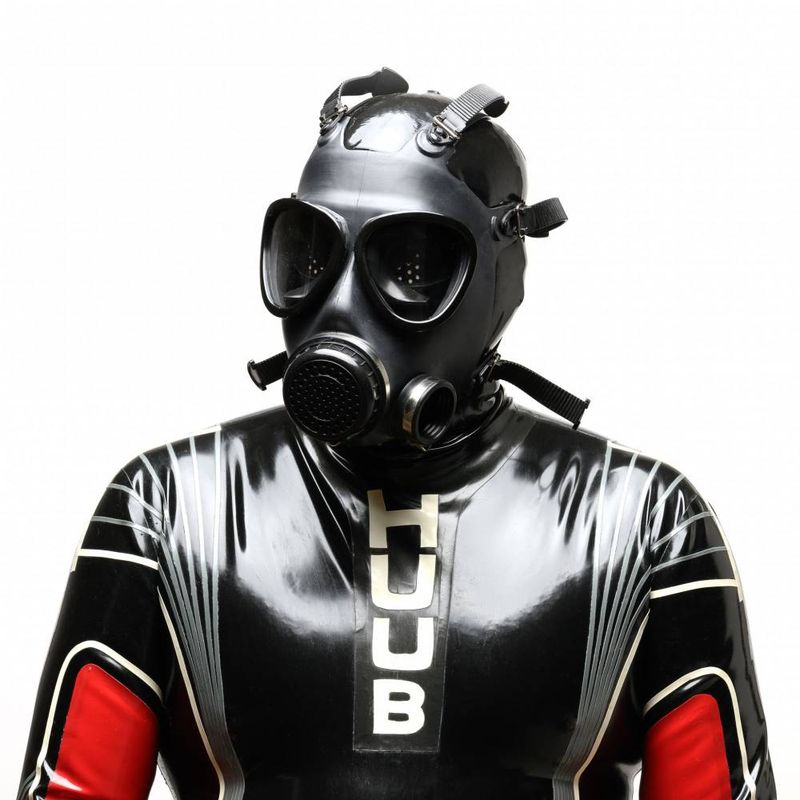 Military Adjustable Strap Rubber Gas Mask Black > Bondage Gear > Blindfolds - Tophatter Daily Deals