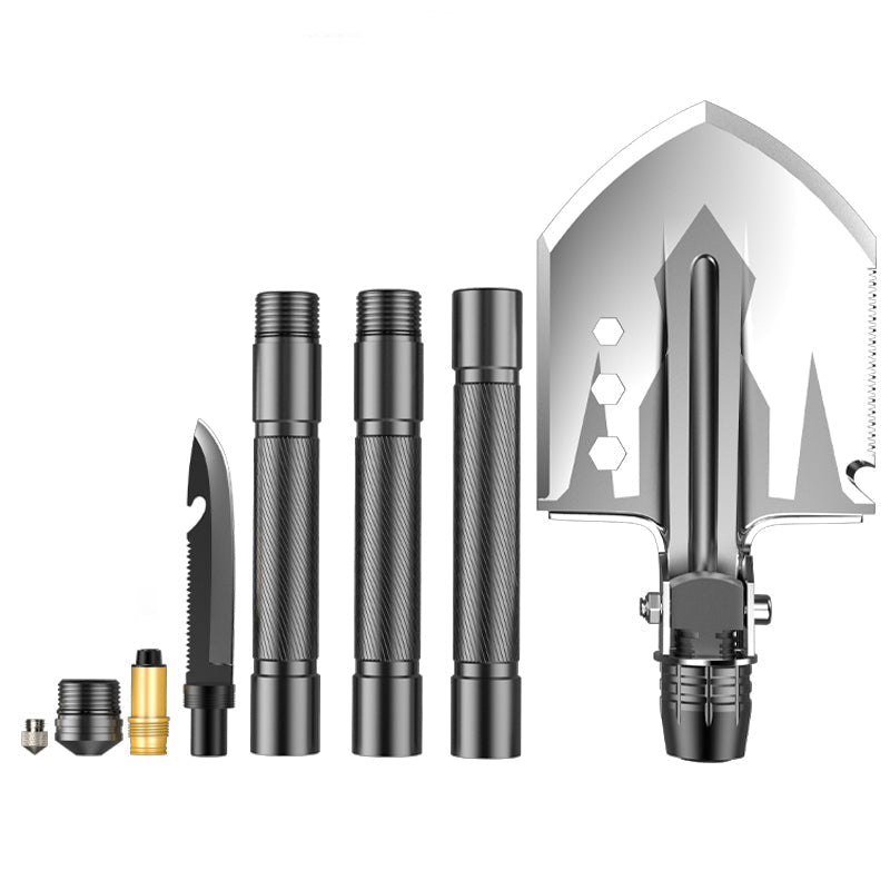 Military Tactical Multifunction Shovel Outdoor Nuggets Tools - Tophatter Daily Deals