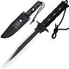 Survival Military Bowie Hunting Knife - Tophatter Daily Deals