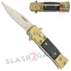 Mini Bronze Stiletto Auto Knife Cali Legal Switchblade - Black Knife-Auto - Tophatter Daily Deals