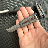 Mini Butterfly Knife Keychain - Tophatter Daily Deals